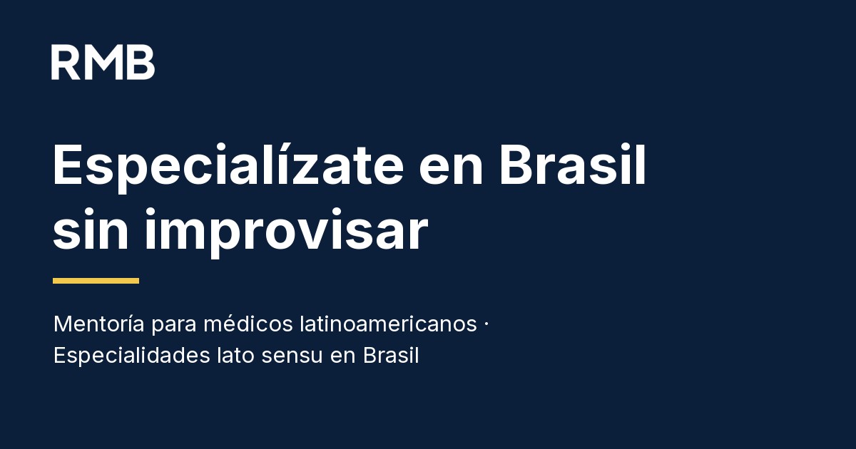 Médico latinoamericano revisando requisitos para especializarse en Brasil sin Revalida
